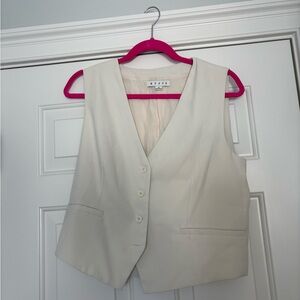 HYFVE Cream Vest. Some pilling, used condition.